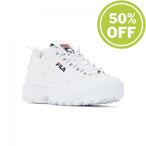 Fila Tenisky Damske Biele - Disruptor 2 Premium Wmn Vypredaj - Slovakia 83075-HTSA